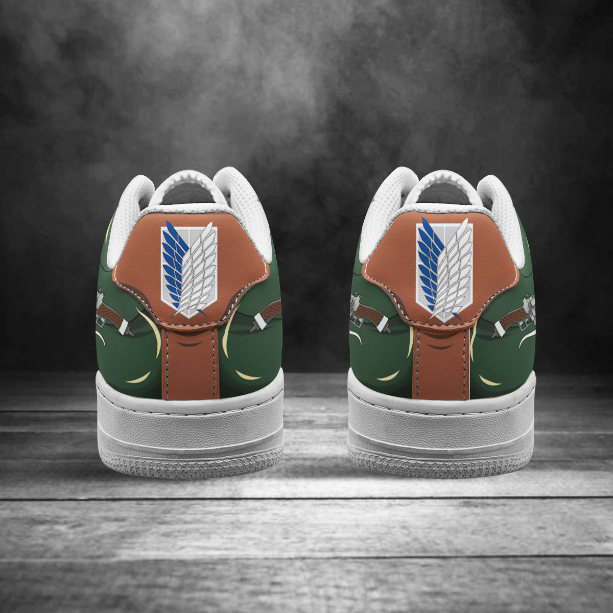 Attack On Titan Air Sneakers Reconnaissance Army Custom Anime Shoes - Image 4