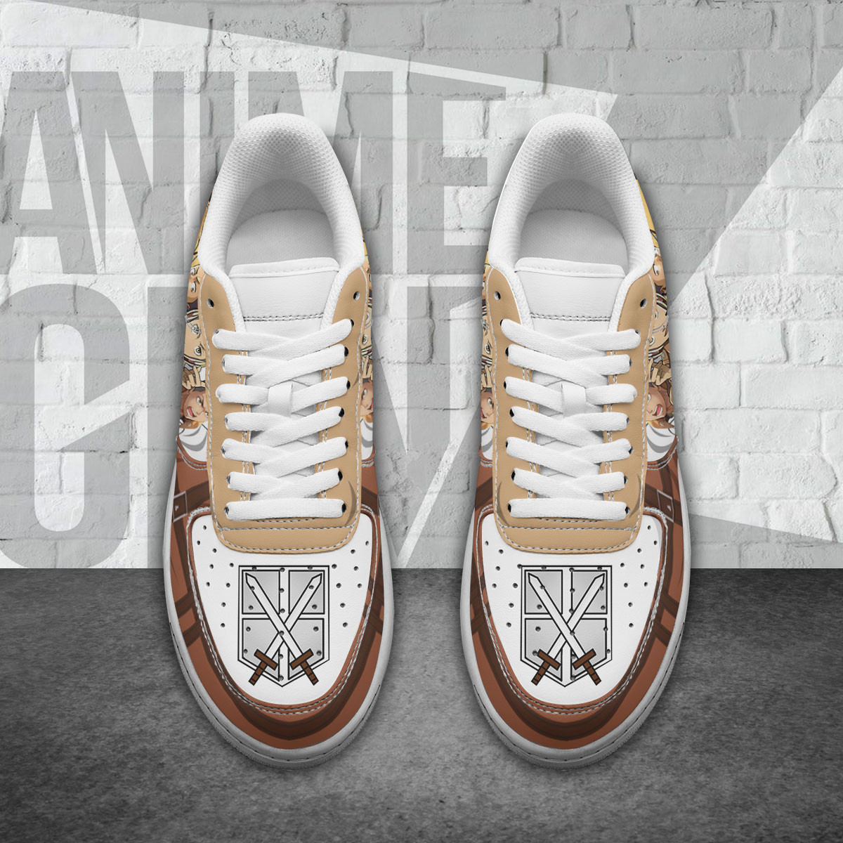 Attack On Titan Connie Air Sneakers Custom Anime Shoes - Image 3