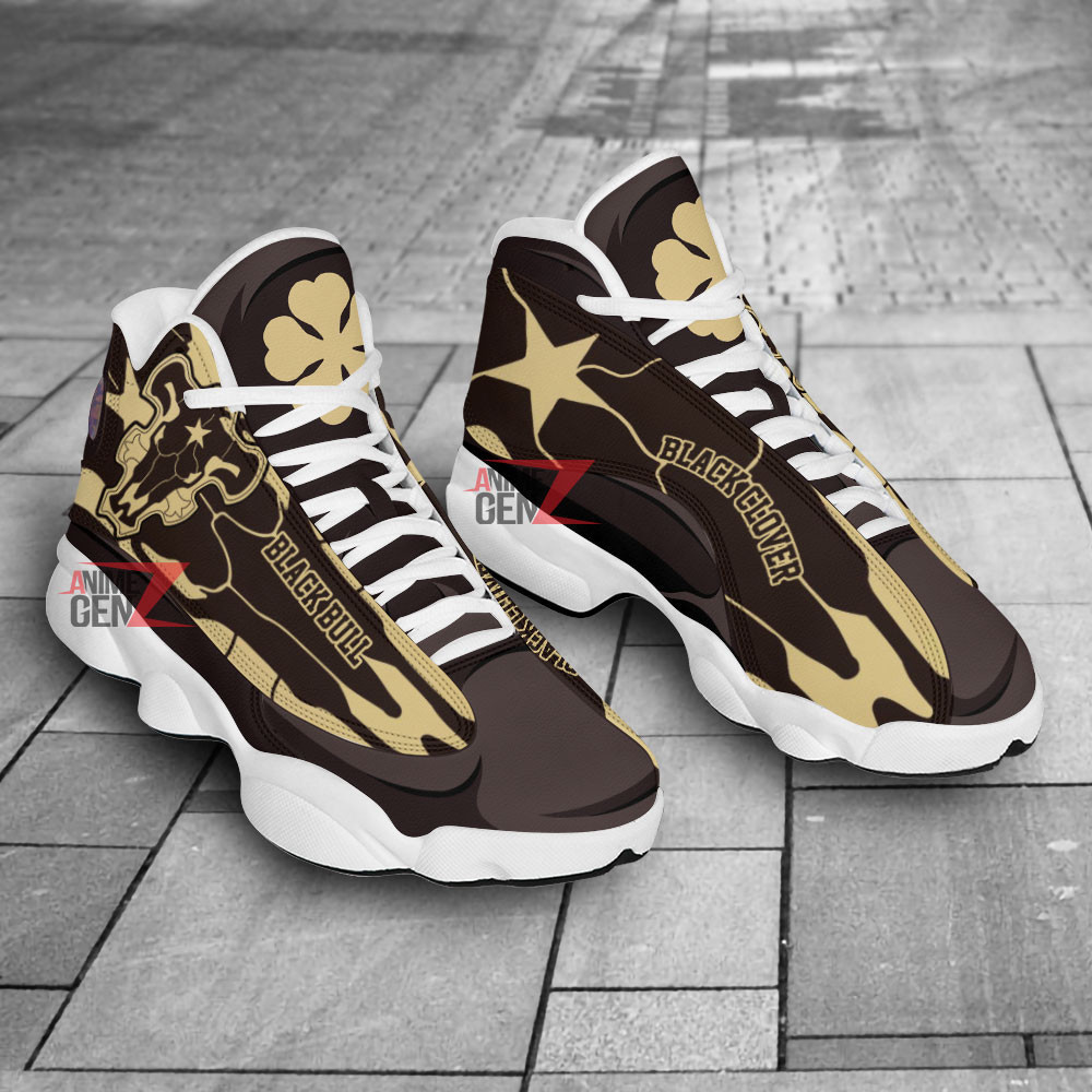 Black Clover Black Bull Air Jordan 13 Sneakers Custom Anime Shoes - Image 2