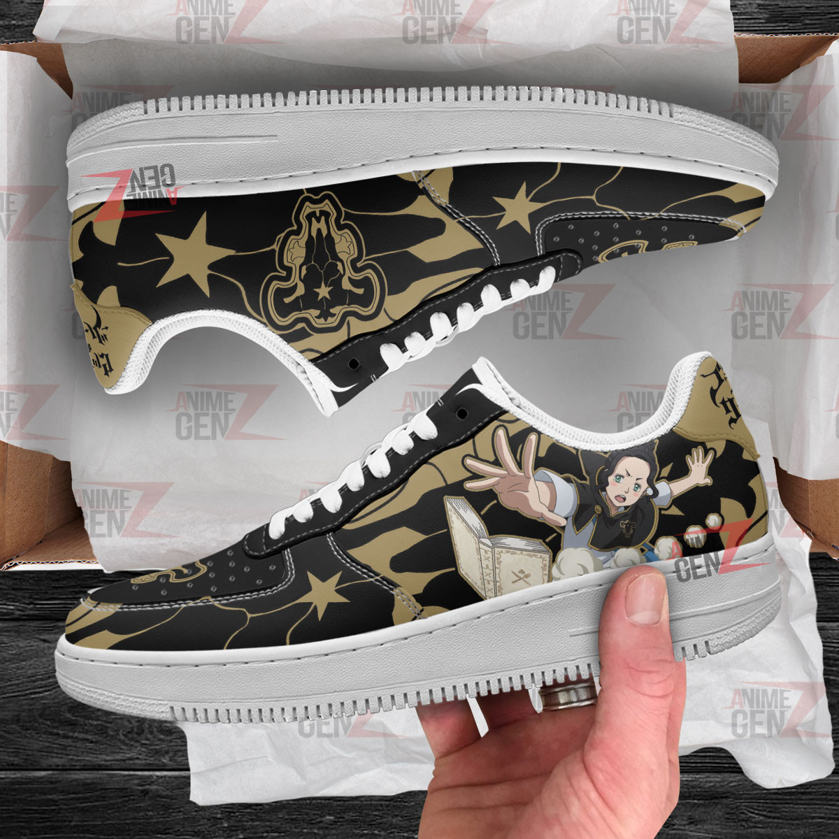 Black Clover Charmy Pappitson Black Bull Sneakers Custom Anime Shoes - Image 2
