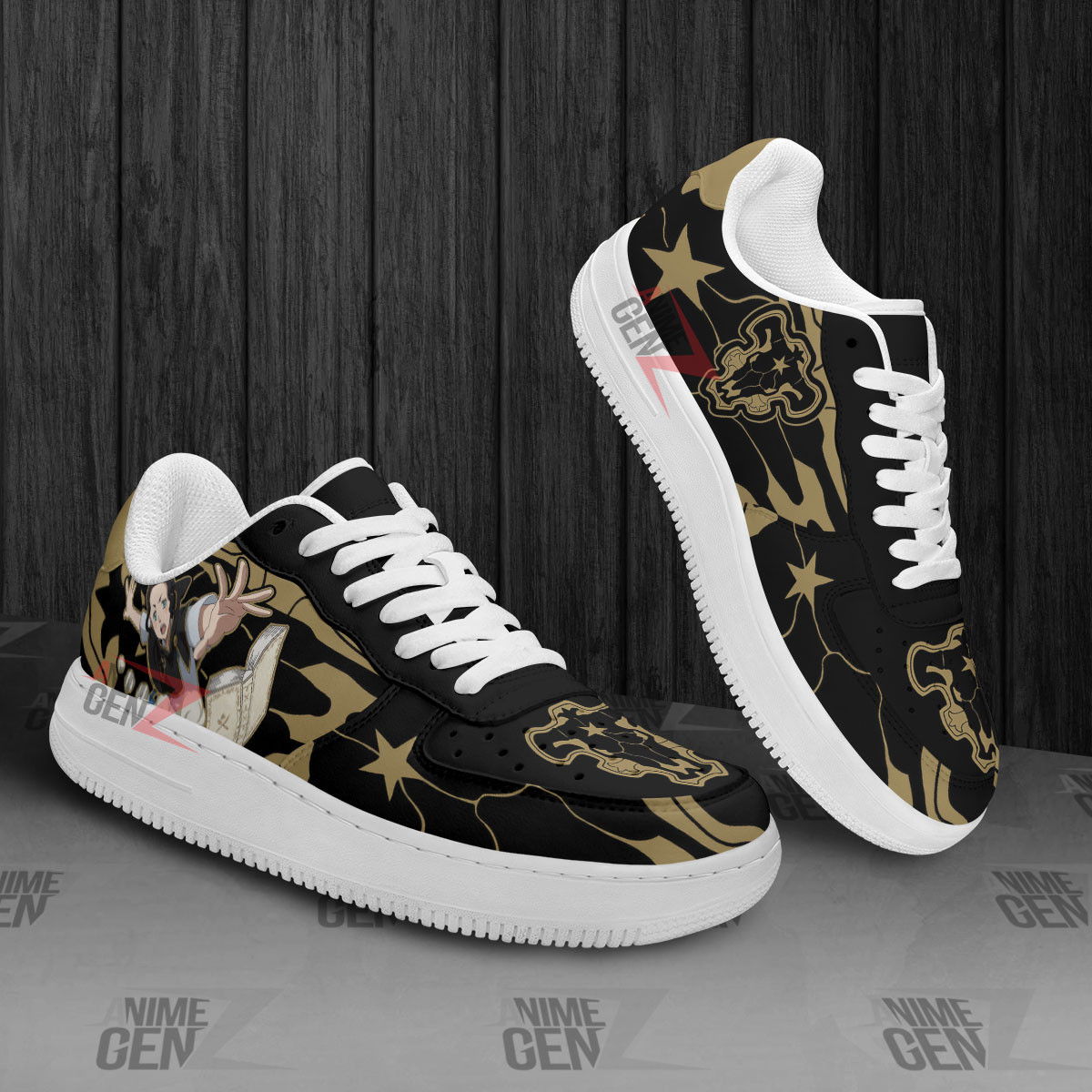 Black Clover Charmy Pappitson Black Bull Sneakers Custom Anime Shoes - Image 3