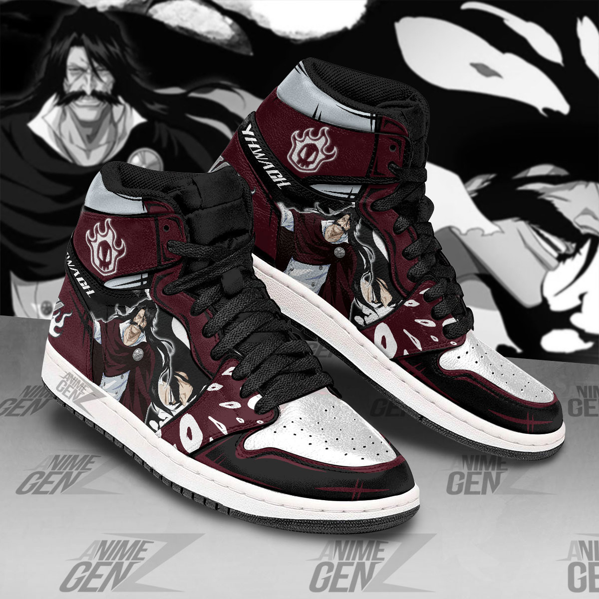 Bleach Yhwach JD Sneakers Custom Anime Shoes - Image 2