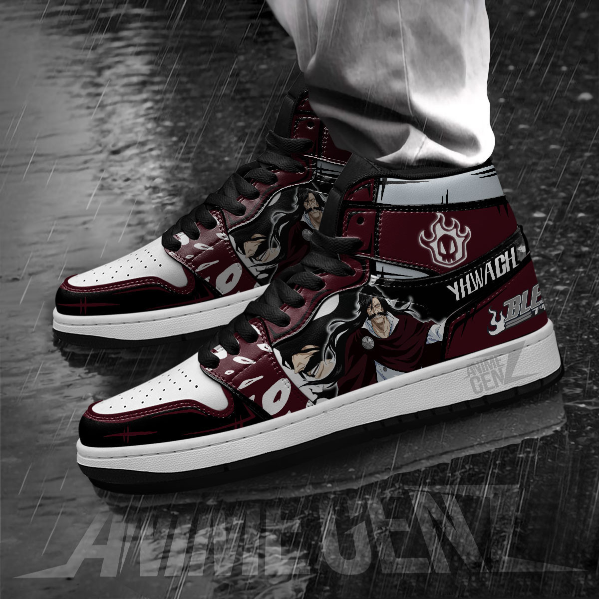 Bleach Yhwach JD Sneakers Custom Anime Shoes - Image 3