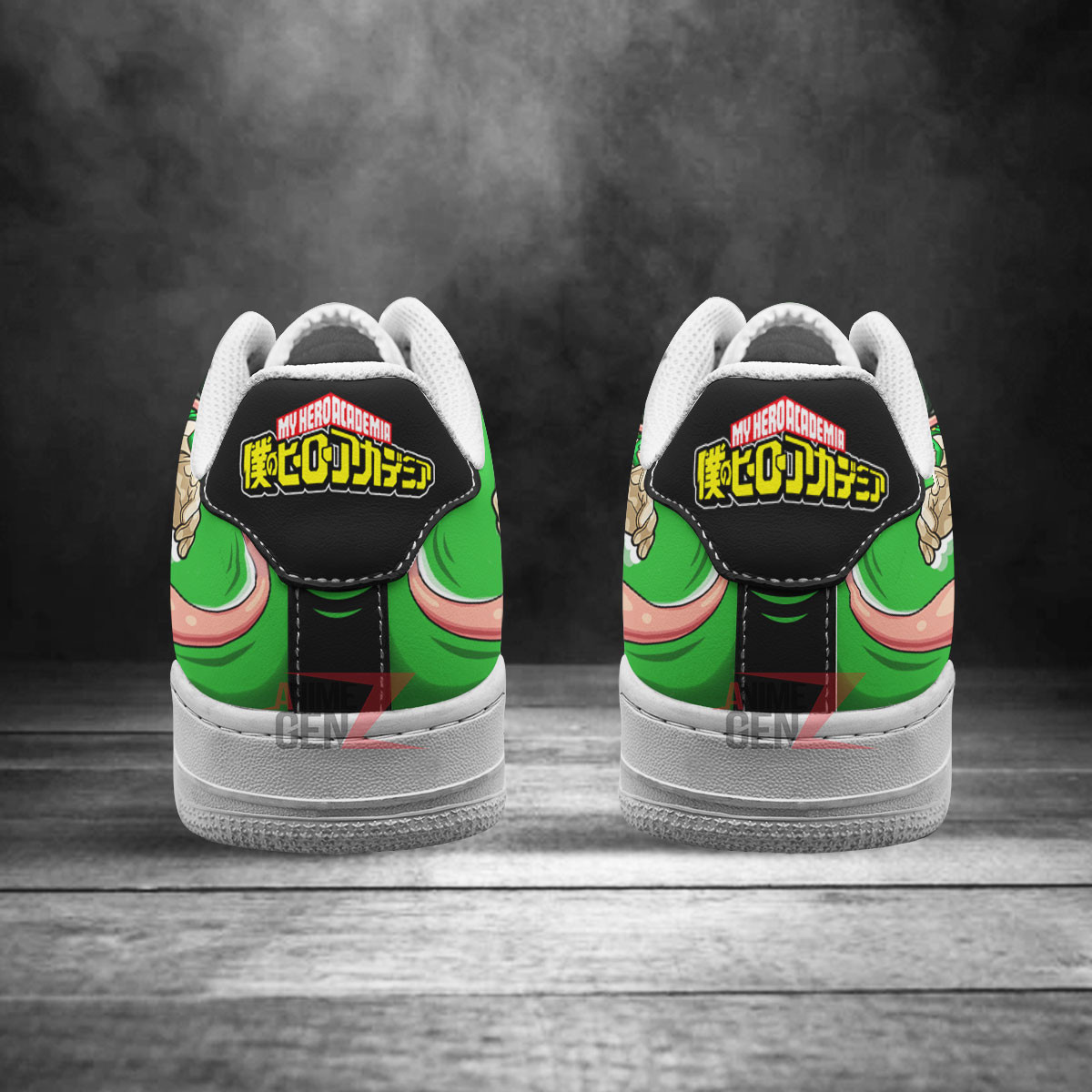 BNHA Asui Tsuyu Air Sneakers Custom Anime Shoes - Image 5