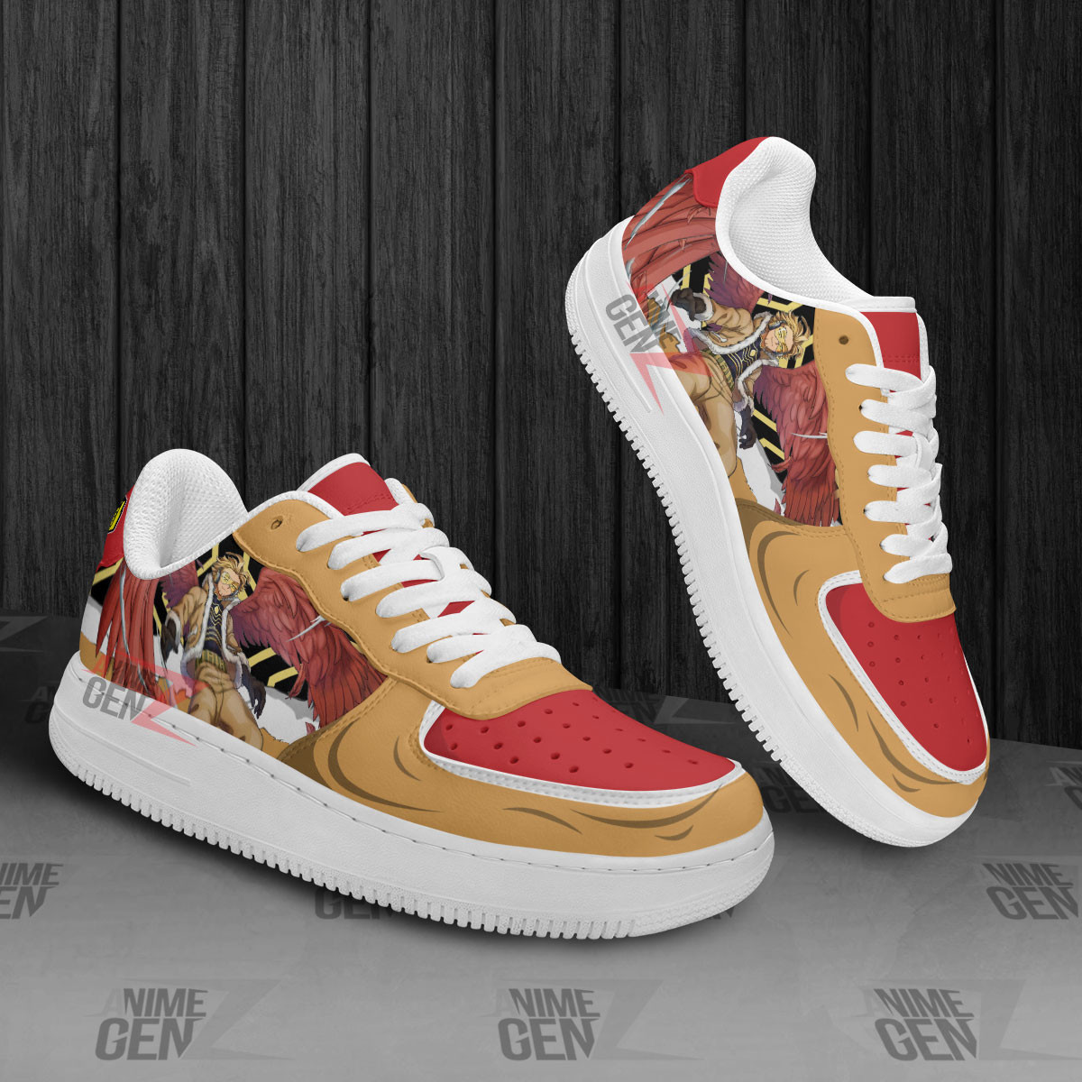 BNHA Keigo Takami Air Sneakers Custom Anime Shoes - Image 3