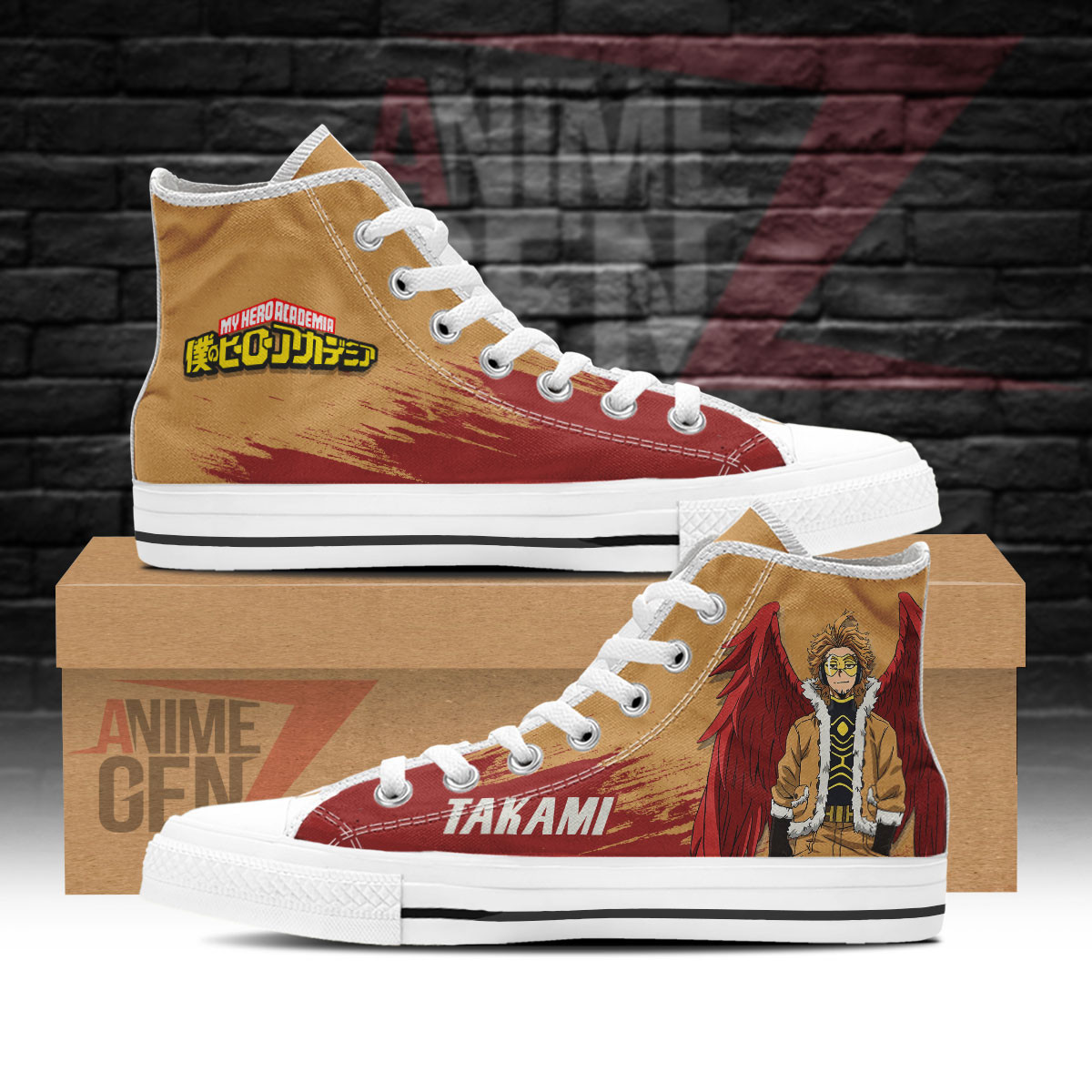 BNHA Keigo Takami High Top Shoes Custom Anime Shoes