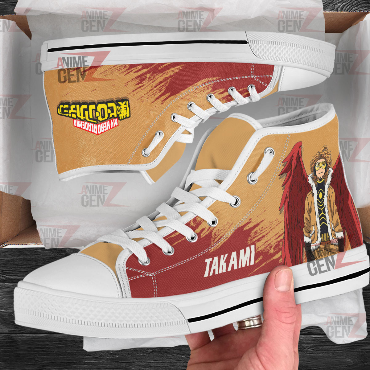 BNHA Keigo Takami High Top Shoes Custom Anime Shoes - Image 2