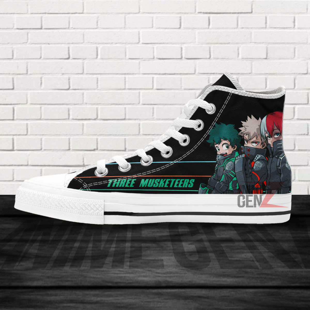 BNHA Three Musketeers High Top Shoes Custom Anime Shoes - Image 4