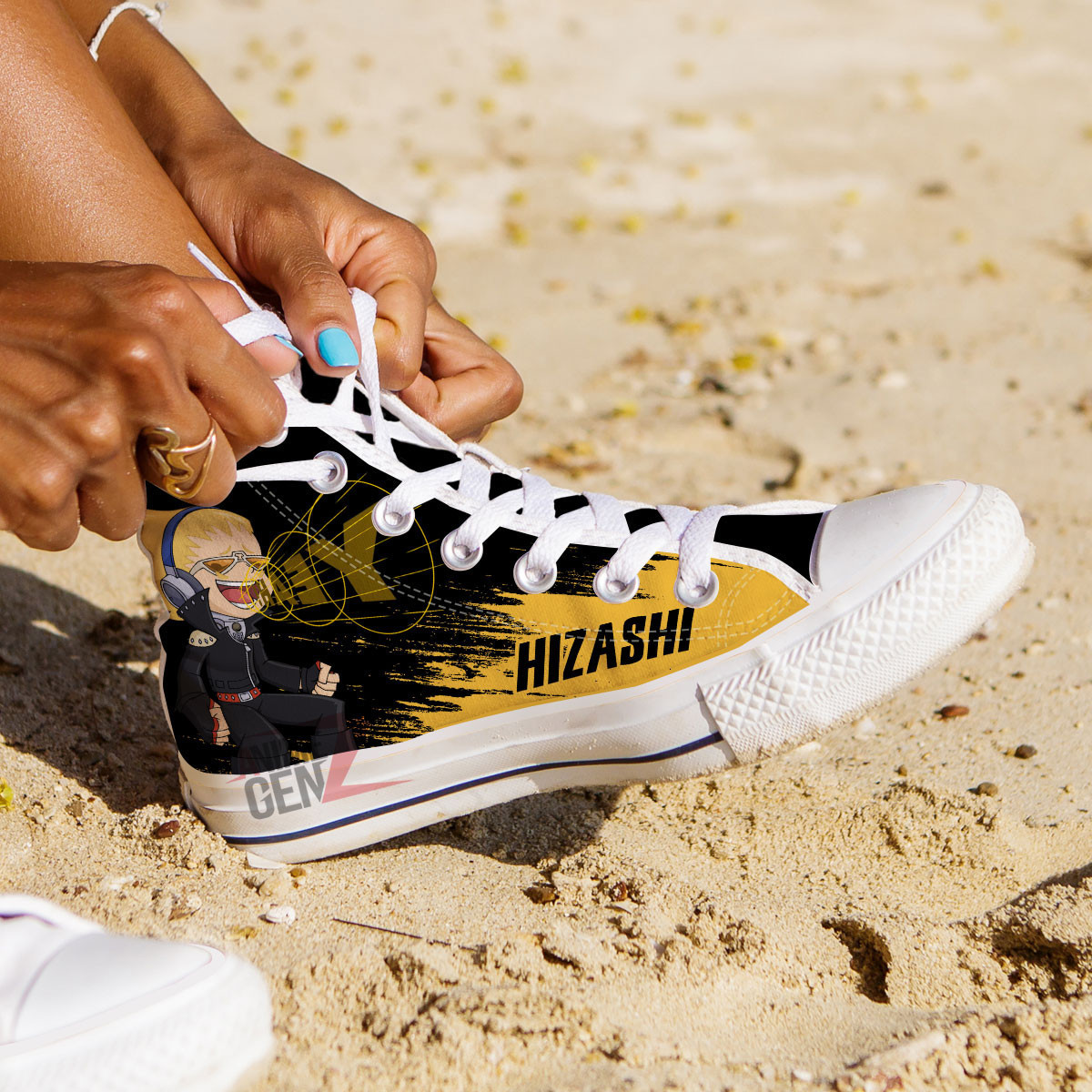 BNHA Yamada Hizashi High Top Shoes Custom Anime Shoes - Image 3