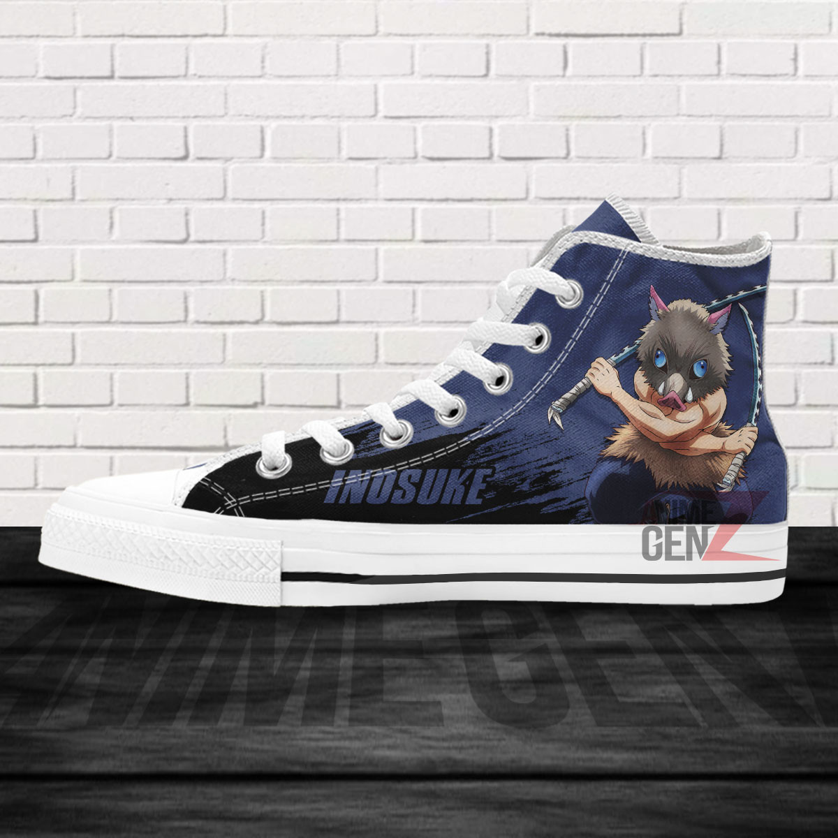 Demon Slayer Inosuke High Top Shoes Custom Anime Shoes - Image 4