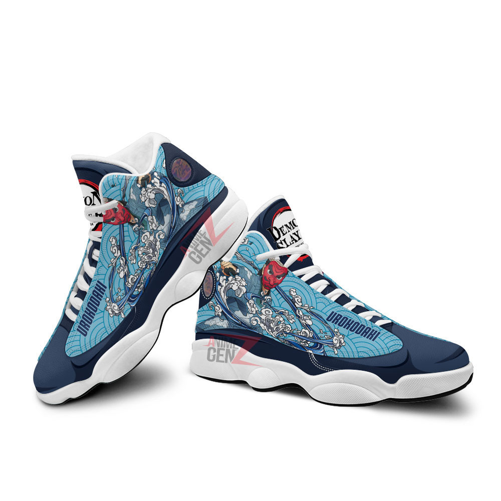 Demon Slayer JD 13 Sneakers Sakonji Urokodaki Air Jordan 13 Custom Anime Shoes - Image 5