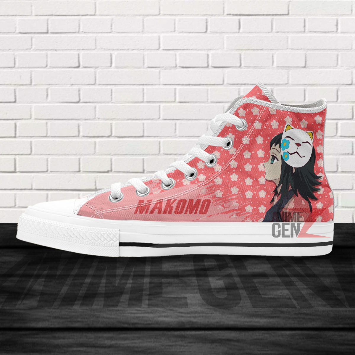 Demon Slayer Makomo High Top Shoes Custom Anime Shoes - Image 4
