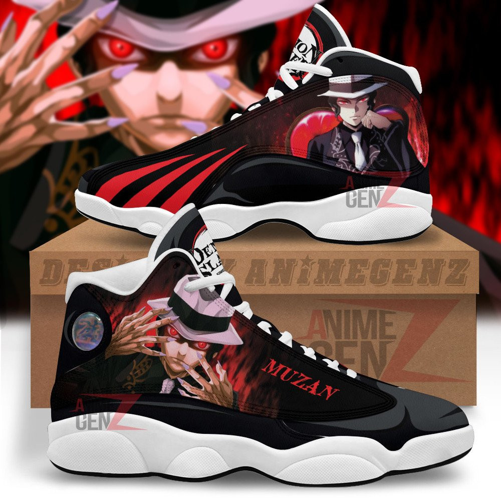 Demon Slayer Muzan Air Jordan 13 Sneakers Custom Anime Shoes