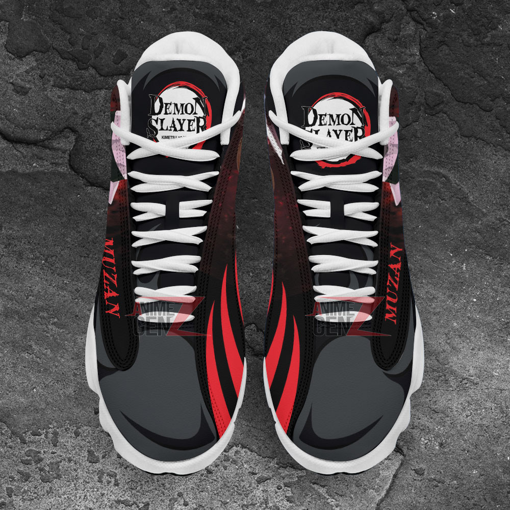 Demon Slayer Muzan Air Jordan 13 Sneakers Custom Anime Shoes - Image 4