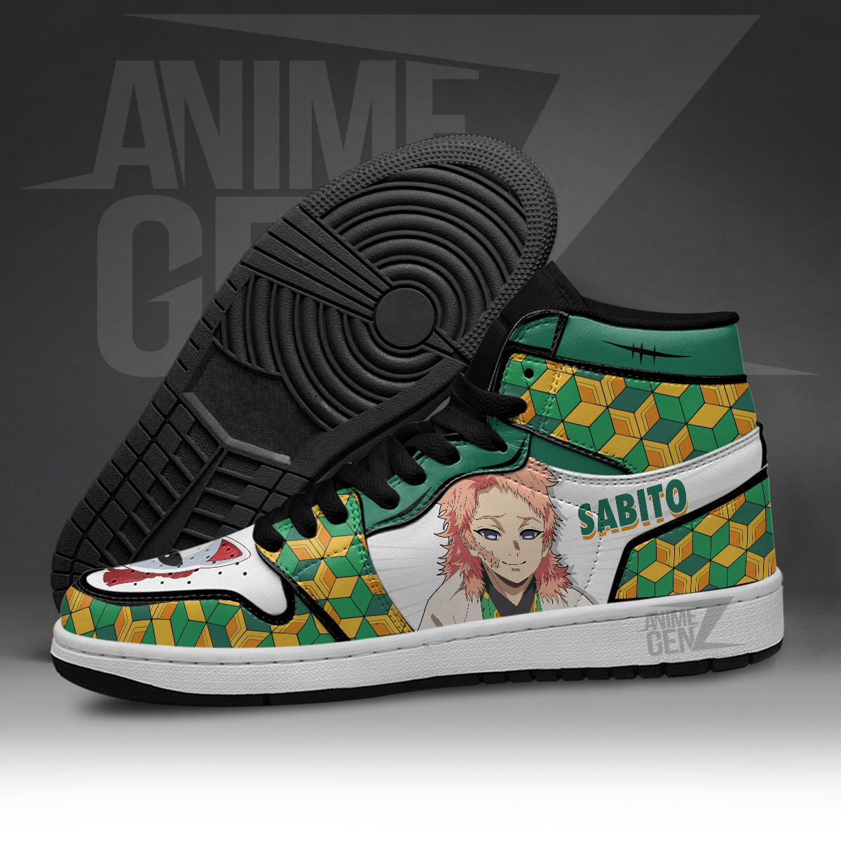Demon Slayers Sabito JD Sneakers Custom Anime Shoes - Image 5