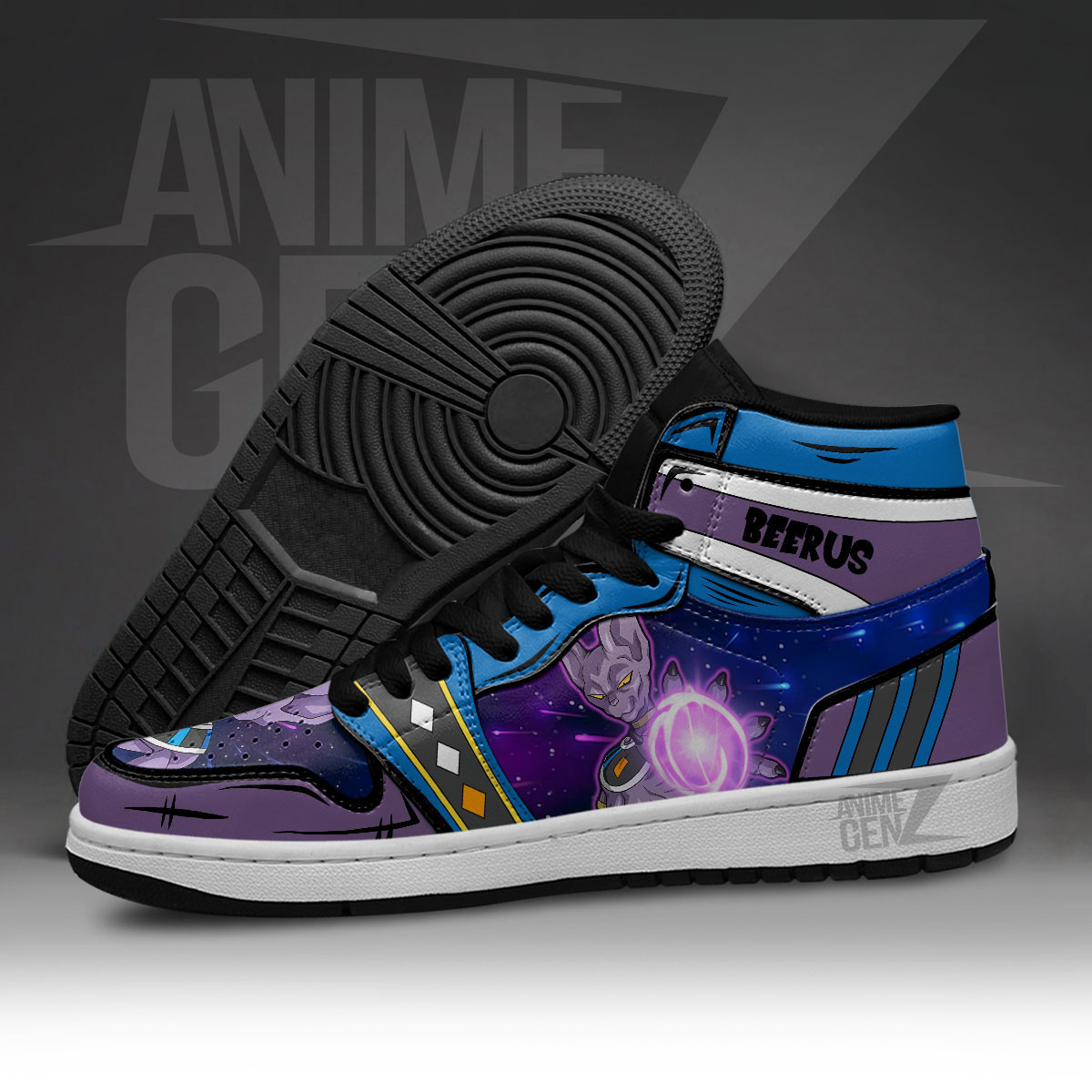 Dragon Ball Beerus JD Sneakers Custom Anime Shoes - Image 5