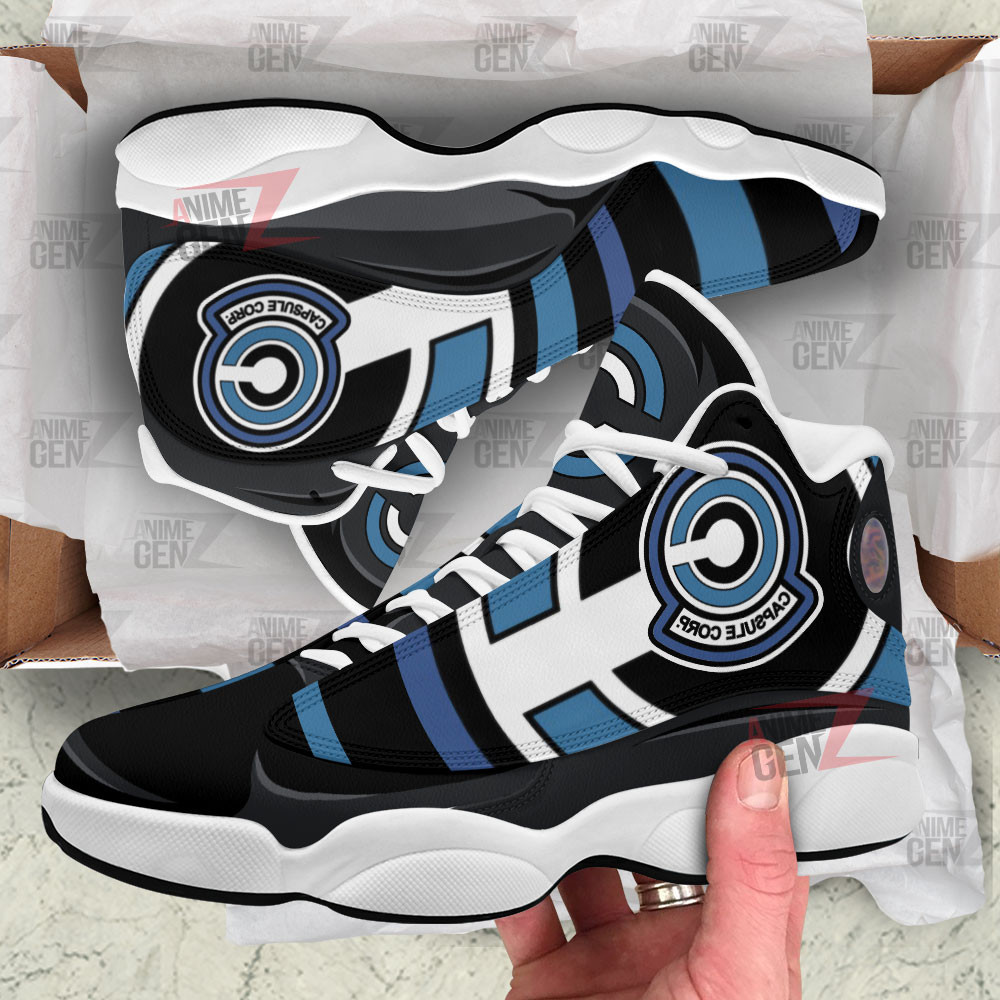 Dragon Ball Capsule Corp Air Jordan 13 Sneakers Custom Anime Shoes - Image 3
