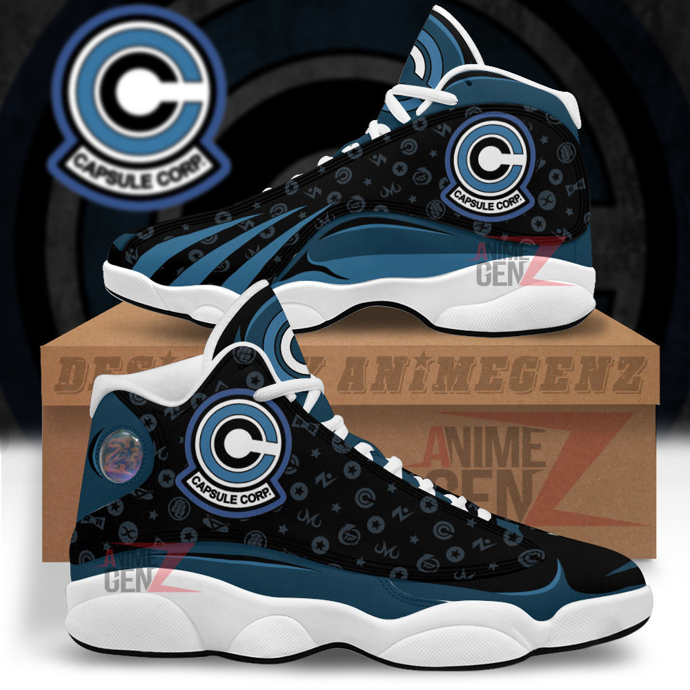Dragon Ball Capsule Corp Air Jordan 13 Sneakers Custom Anime Shoes