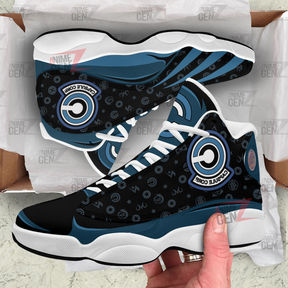 Dragon Ball Capsule Corp Air Jordan 13 Sneakers Custom Anime Shoes - Image 3