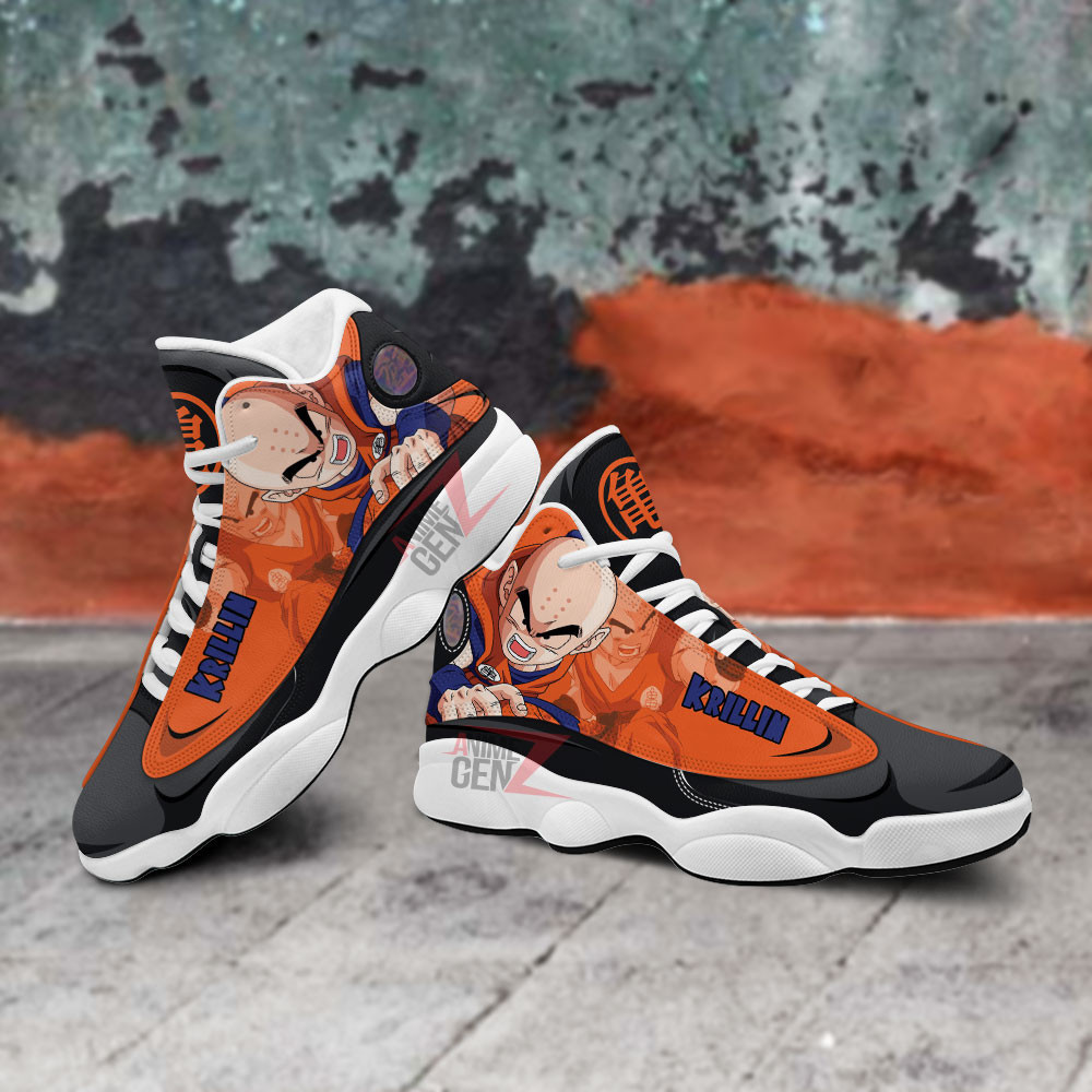Dragon Ball Krillin Air Jordan 13 Sneakers Custom Anime Shoes - Image 5