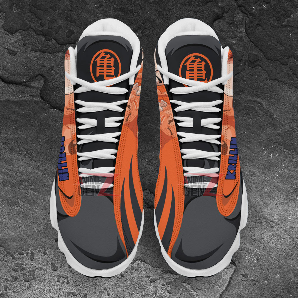 Dragon Ball Krillin Air Jordan 13 Sneakers Custom Anime Shoes - Image 4