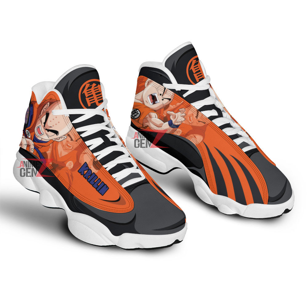 Dragon Ball Krillin Air Jordan 13 Sneakers Custom Anime Shoes - Image 2