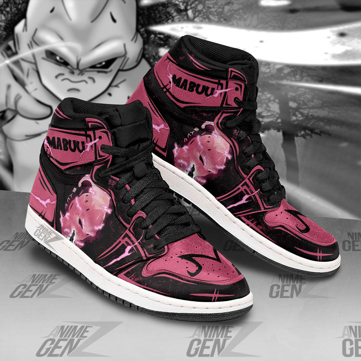 Dragon Ball Majin Buu JD Sneakers Custom Anime Shoes - Image 2