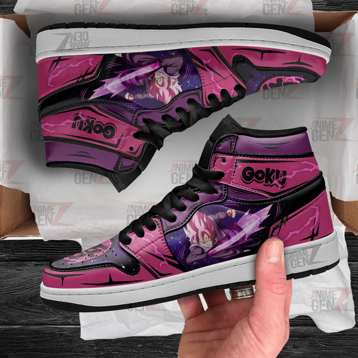 Dragon Ball Son Goku JD Sneakers Custom Anime Shoes - Image 4