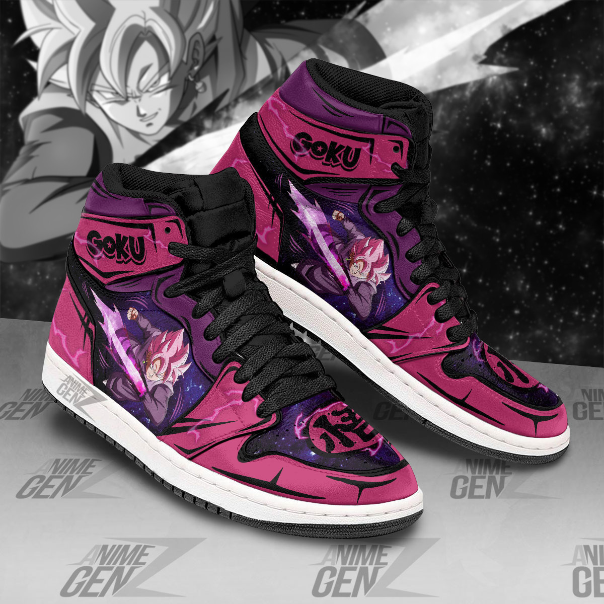 Dragon Ball Son Goku JD Sneakers Custom Anime Shoes - Image 2