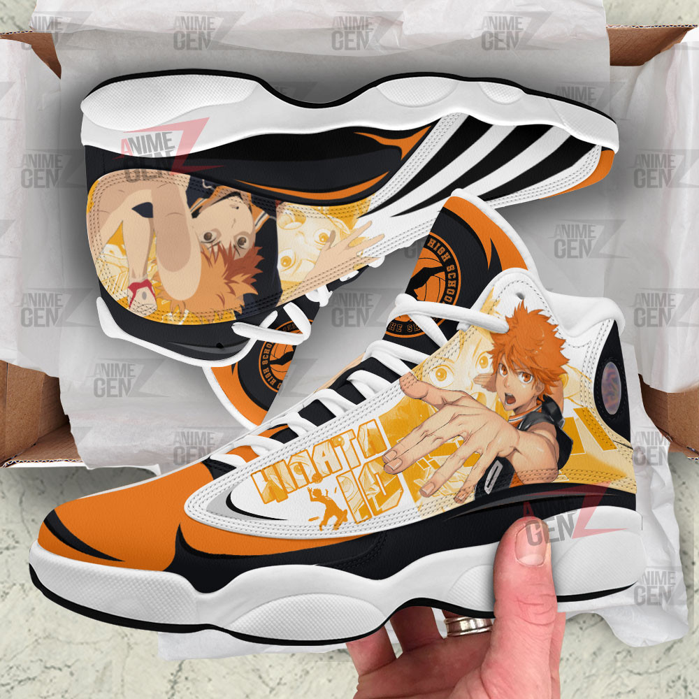 Haikyuu Hinata Shoyo Air Jordan 13 Sneakers Custom Anime Shoes - Image 3