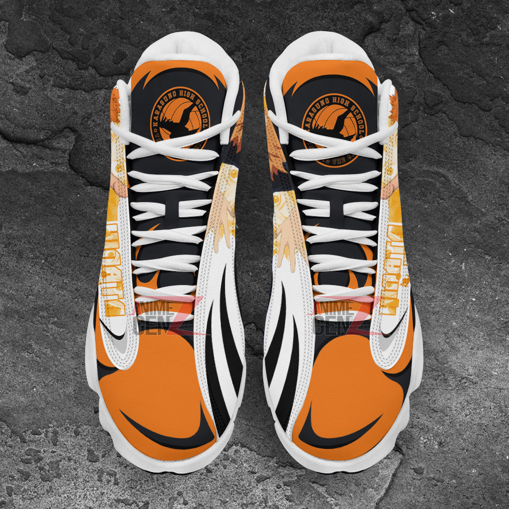 Haikyuu Hinata Shoyo Air Jordan 13 Sneakers Custom Anime Shoes - Image 4