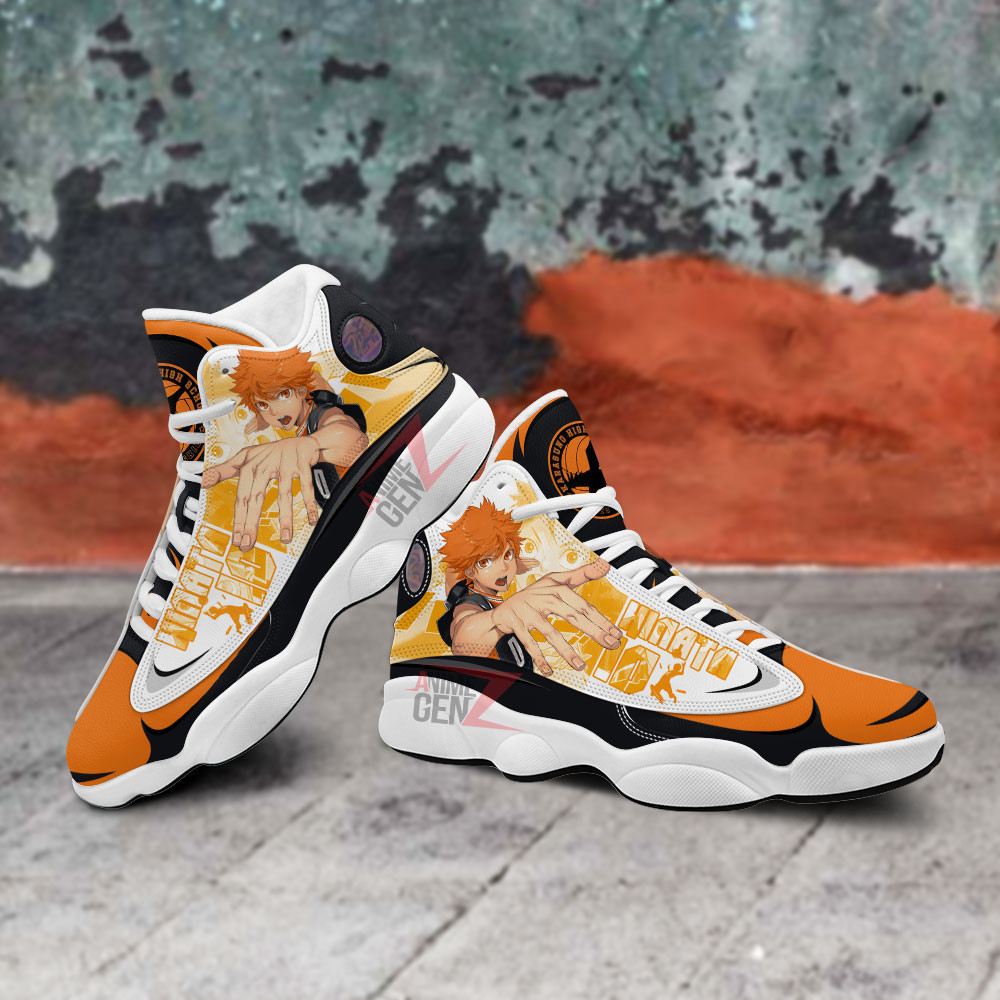 Haikyuu Hinata Shoyo Air Jordan 13 Sneakers Custom Anime Shoes - Image 5