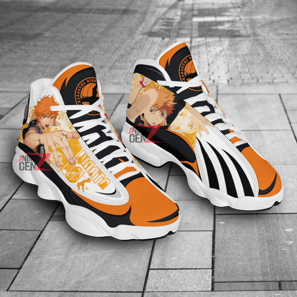 Haikyuu Hinata Shoyo Air Jordan 13 Sneakers Custom Anime Shoes - Image 2