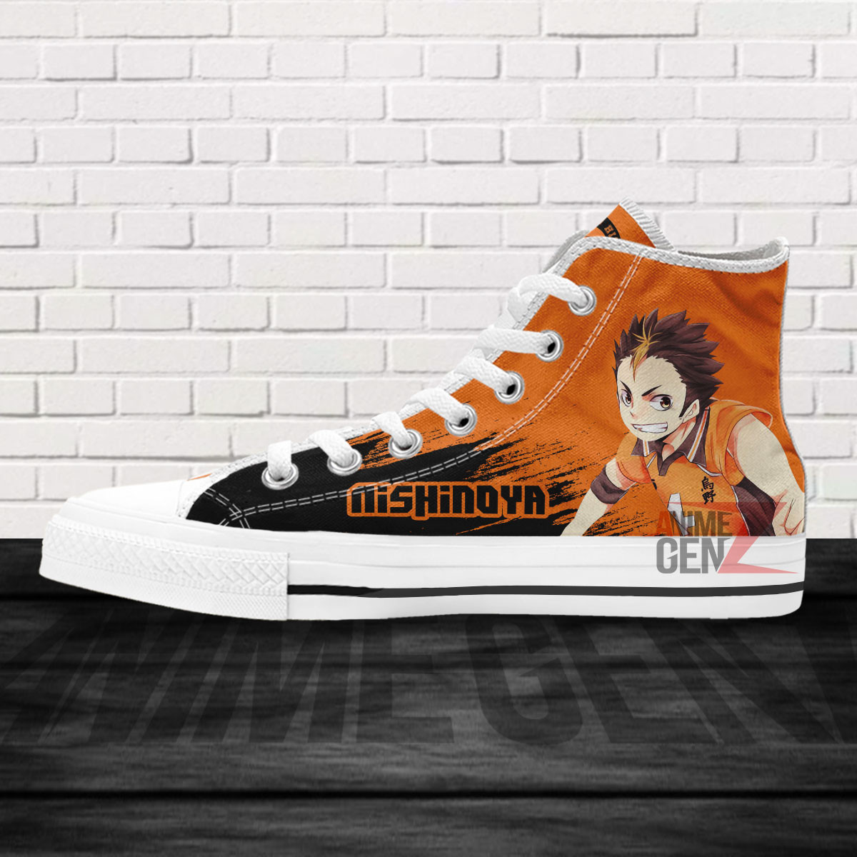 Haikyuu Nishinoya Yuu High Top Shoes Custom Anime Shoes - Image 4