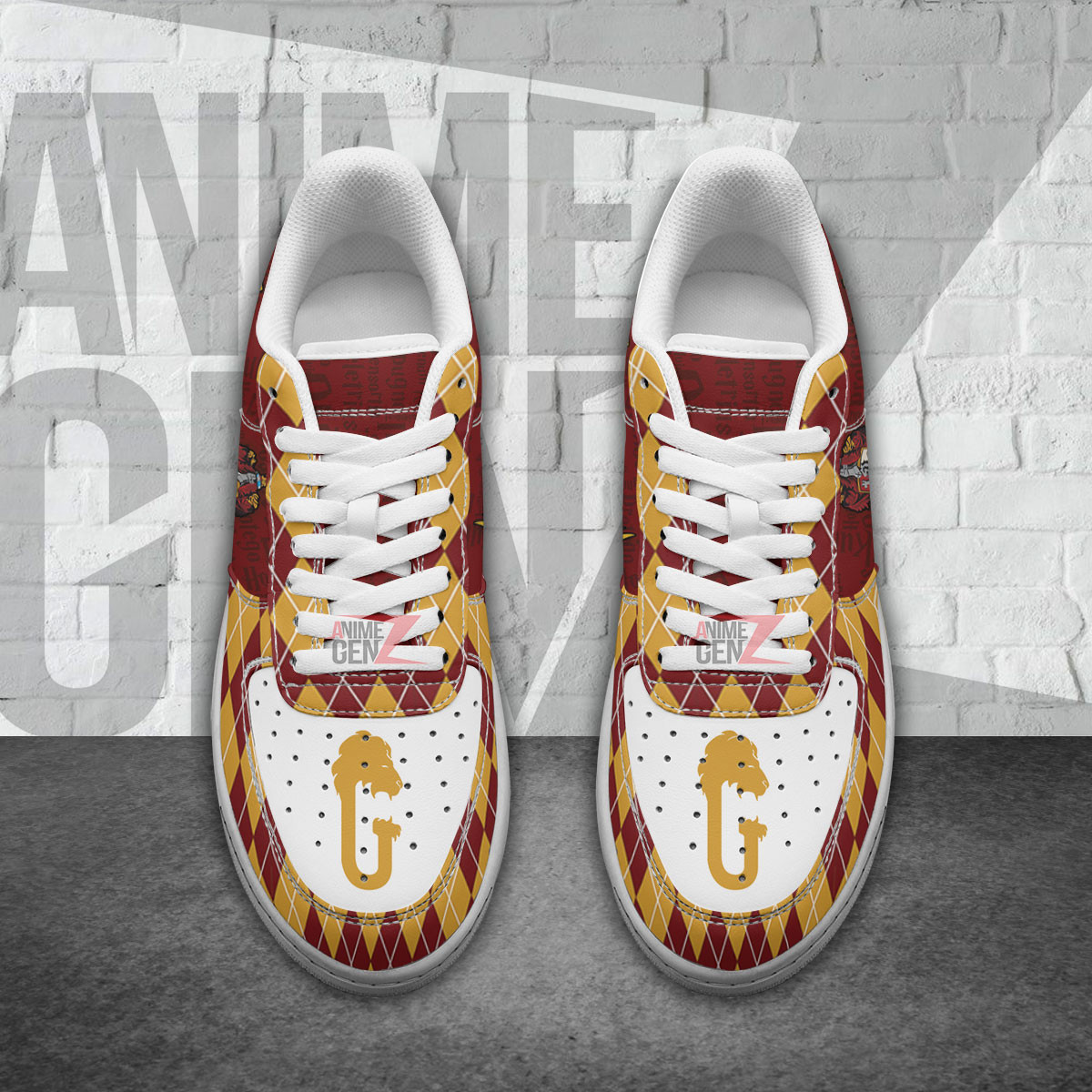 Harry Potter Gryffindor Air Force Sneakers Custom Anime Shoes - Image 3