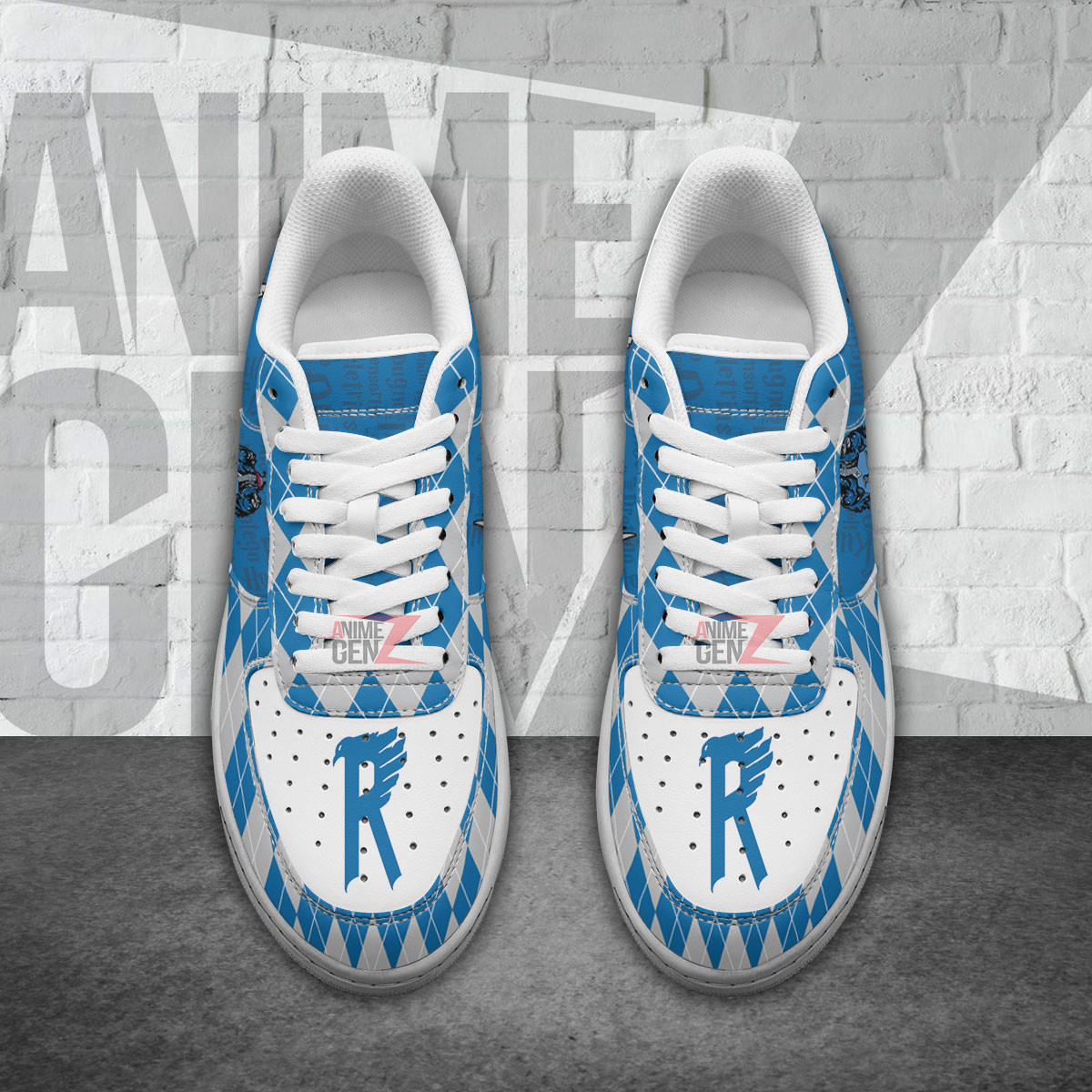 Harry Potter Ravenclaw Air Force Sneakers Custom Anime Shoes - Image 4
