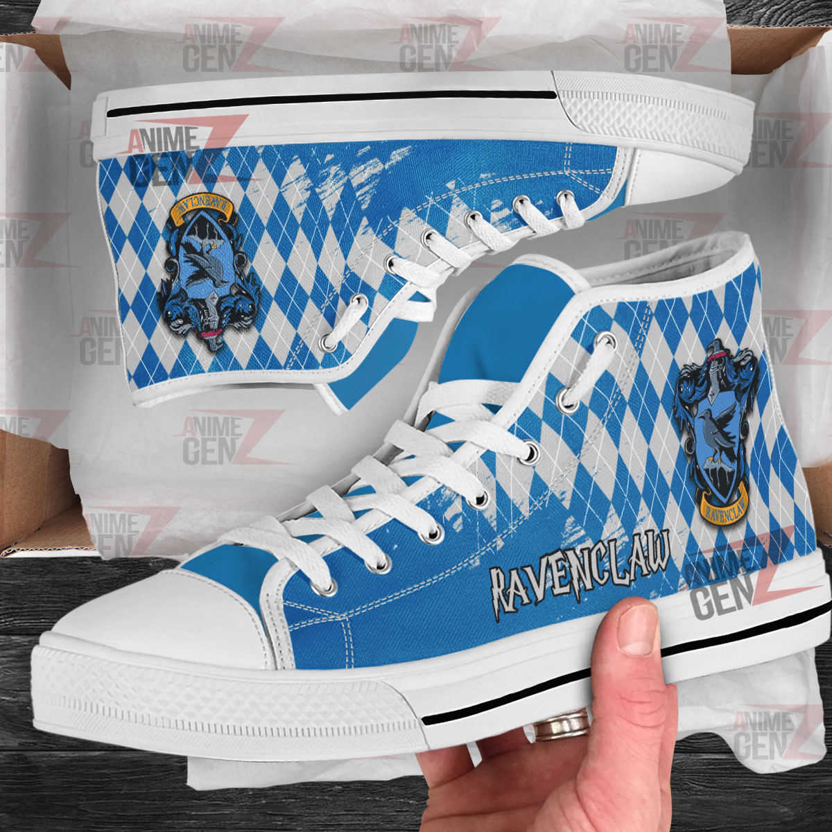 Harry Potter Ravenclaw High Top Shoes Custom Anime Shoes - Image 2