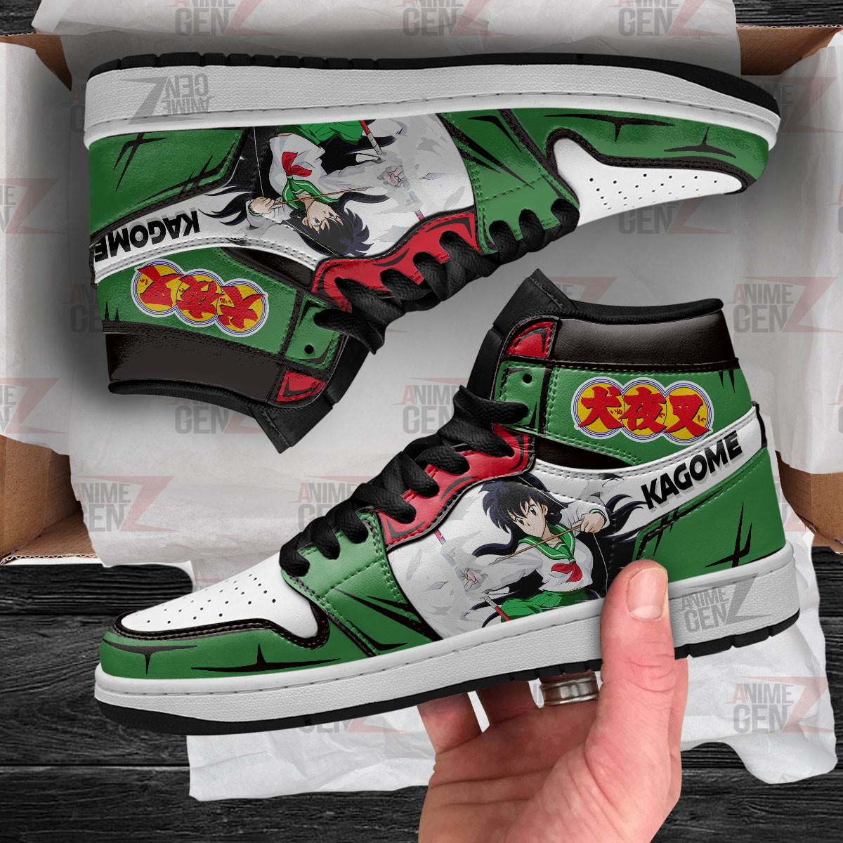 Higurashi Kagome JD Sneakers Inuyasha Custom Anime Shoes - Image 4