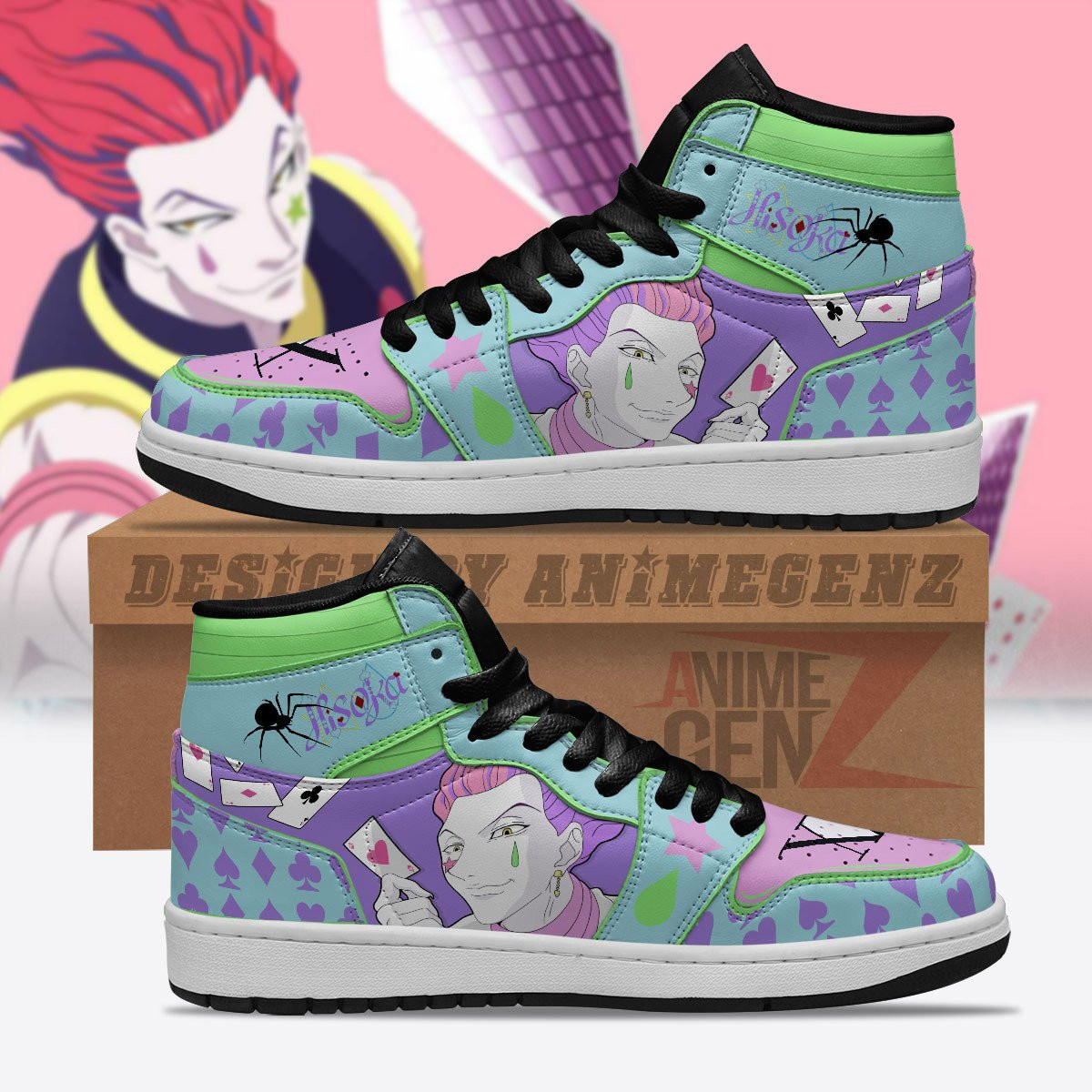 Hunter x Hisoka Morow JD Sneakers Custom Anime Shoes