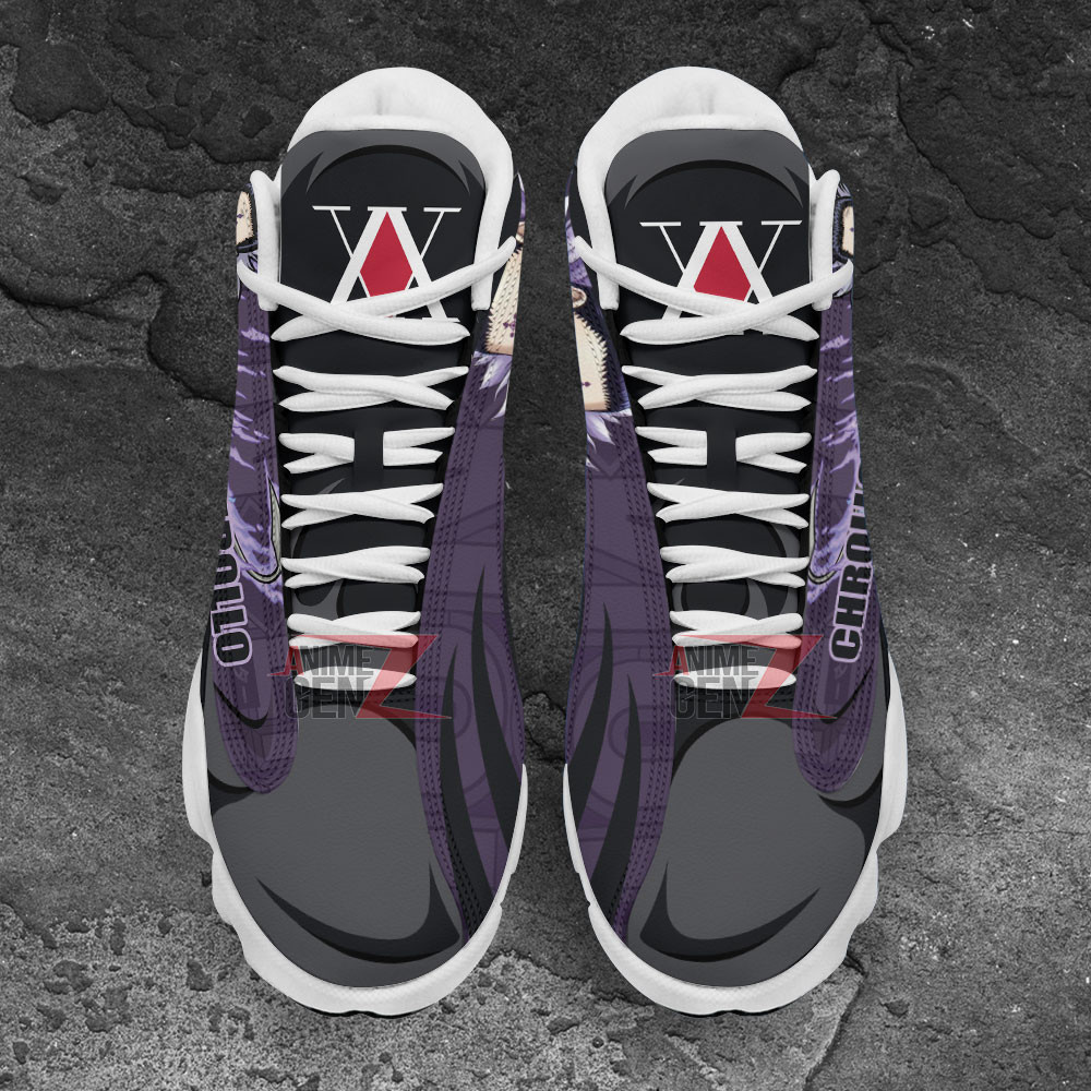 Hunter x Hunter Air Jordan 13 Sneakers Custom Chrollo Lucilfer Anime Shoes - Image 4