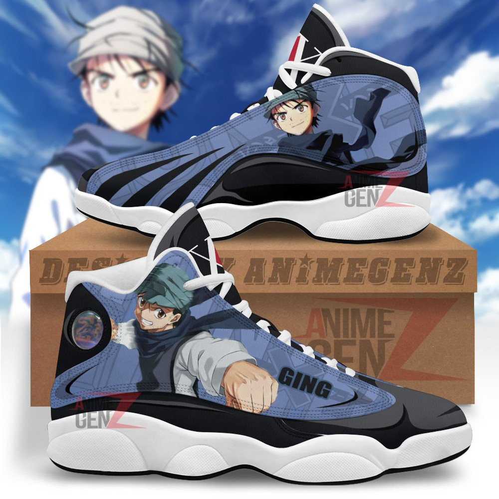 Hunter x Hunter Air Jordan 13 Sneakers Custom Ging Freecss Anime Shoes