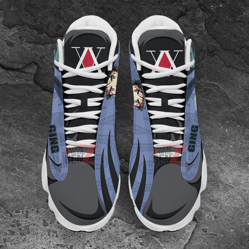 Hunter x Hunter Air Jordan 13 Sneakers Custom Ging Freecss Anime Shoes - Image 4