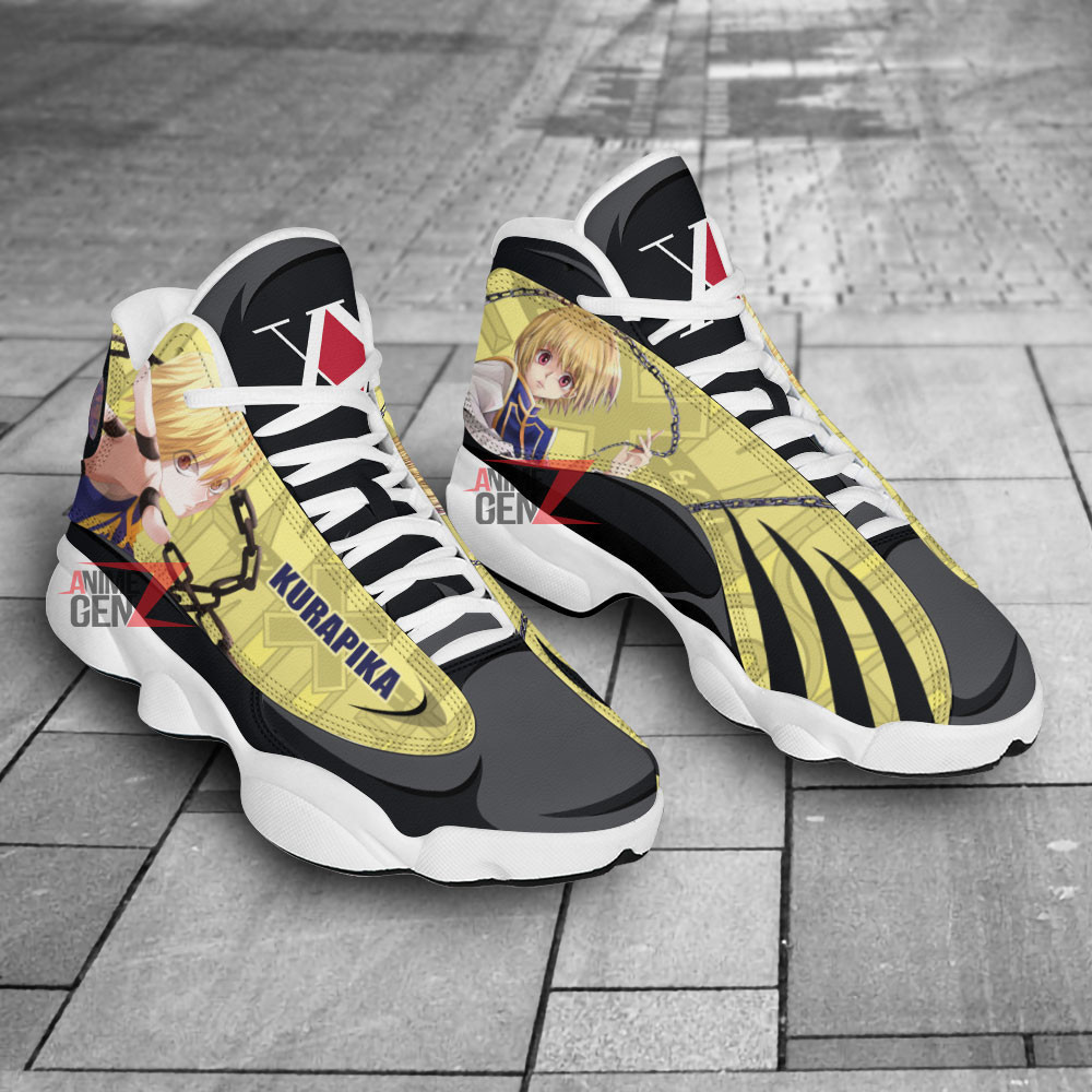 Hunter x Hunter Air Jordan 13 Sneakers Custom Kurapika Kurta Anime Shoes - Image 2