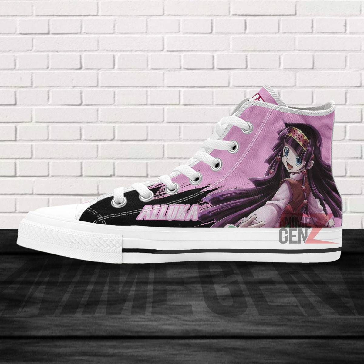 Hunter x Hunter Alluka Zoldyck High Top Shoes Custom Anime Shoes - Image 4