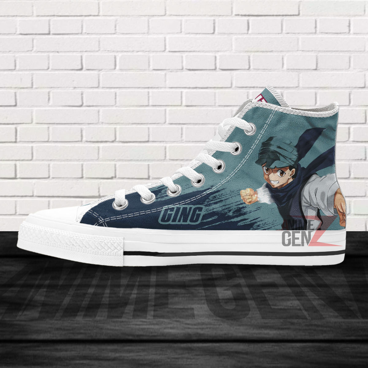 Hunter x Hunter Ging Freecss High Top Shoes Custom Anime Shoes - Image 4