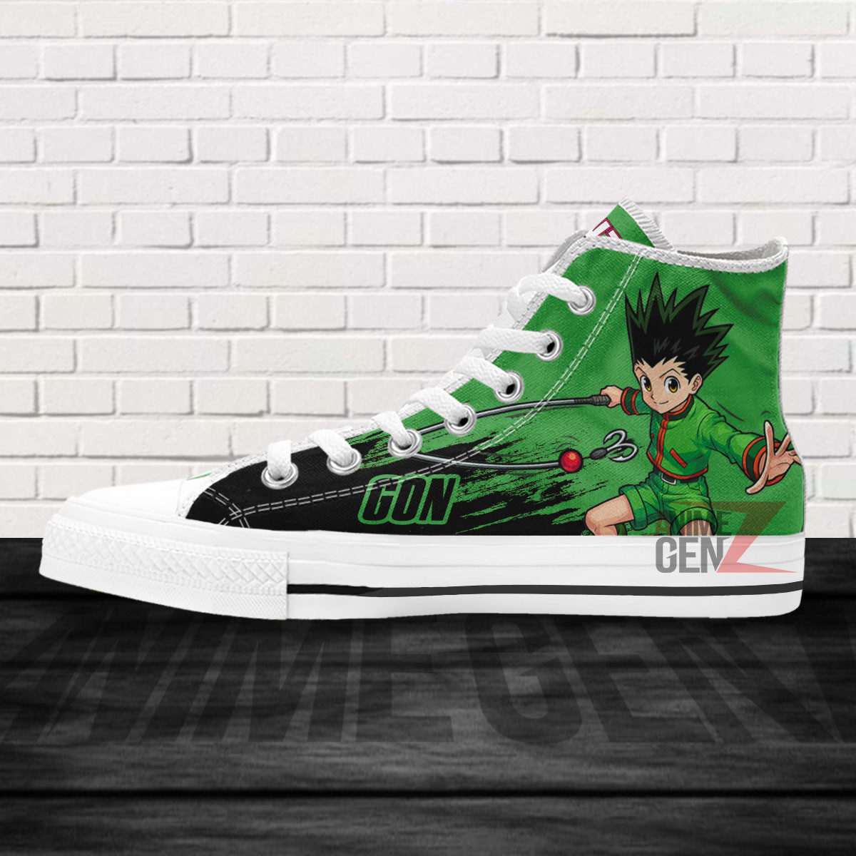 Hunter x Hunter Gon Freecss High Top Shoes Custom Anime Shoes - Image 4