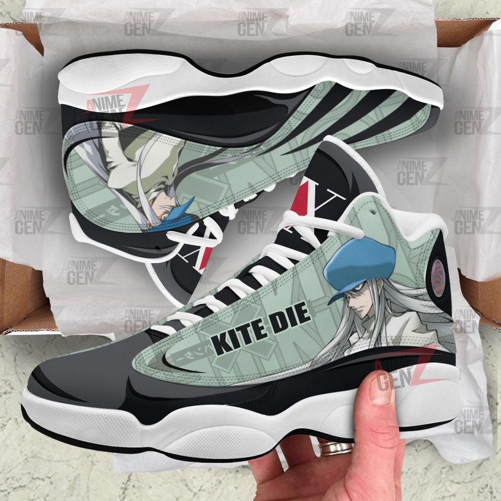 Hunter x Hunter Kite Die Air Jordan 13 Sneakers Custom Anime Shoes - Image 3