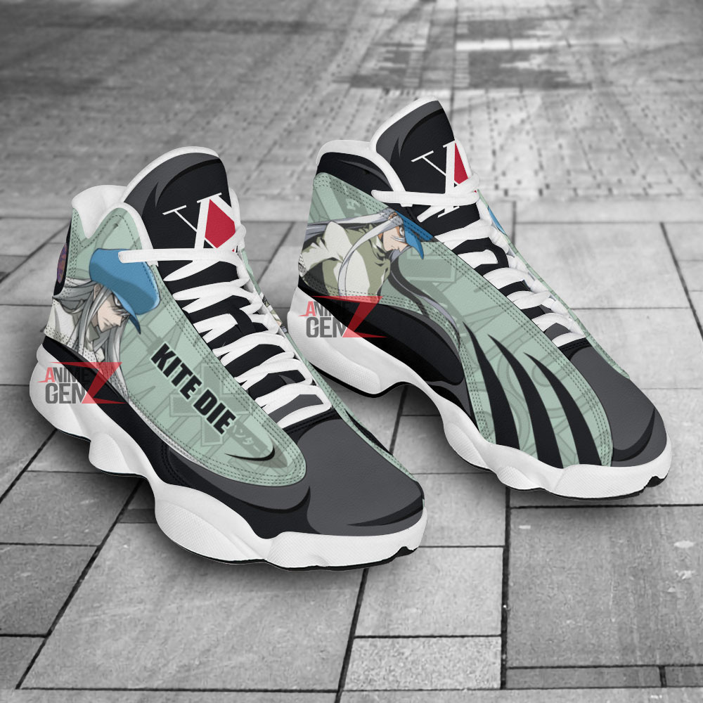 Hunter x Hunter Kite Die Air Jordan 13 Sneakers Custom Anime Shoes - Image 2