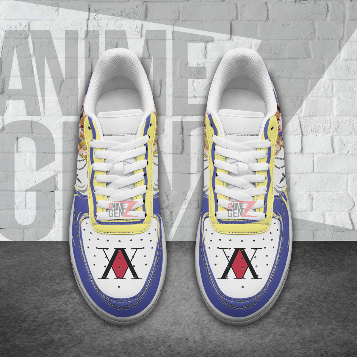 Hunter x Hunter Kurapika Kurta Morow Air Sneakers Custom Anime Shoes - Image 4
