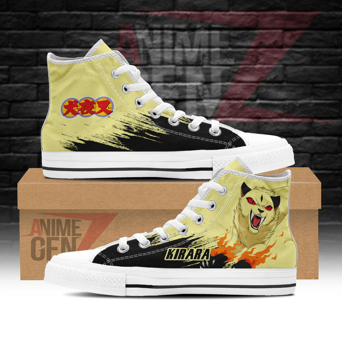Inuyasha Kirara High Top Shoes Custom Anime Shoes